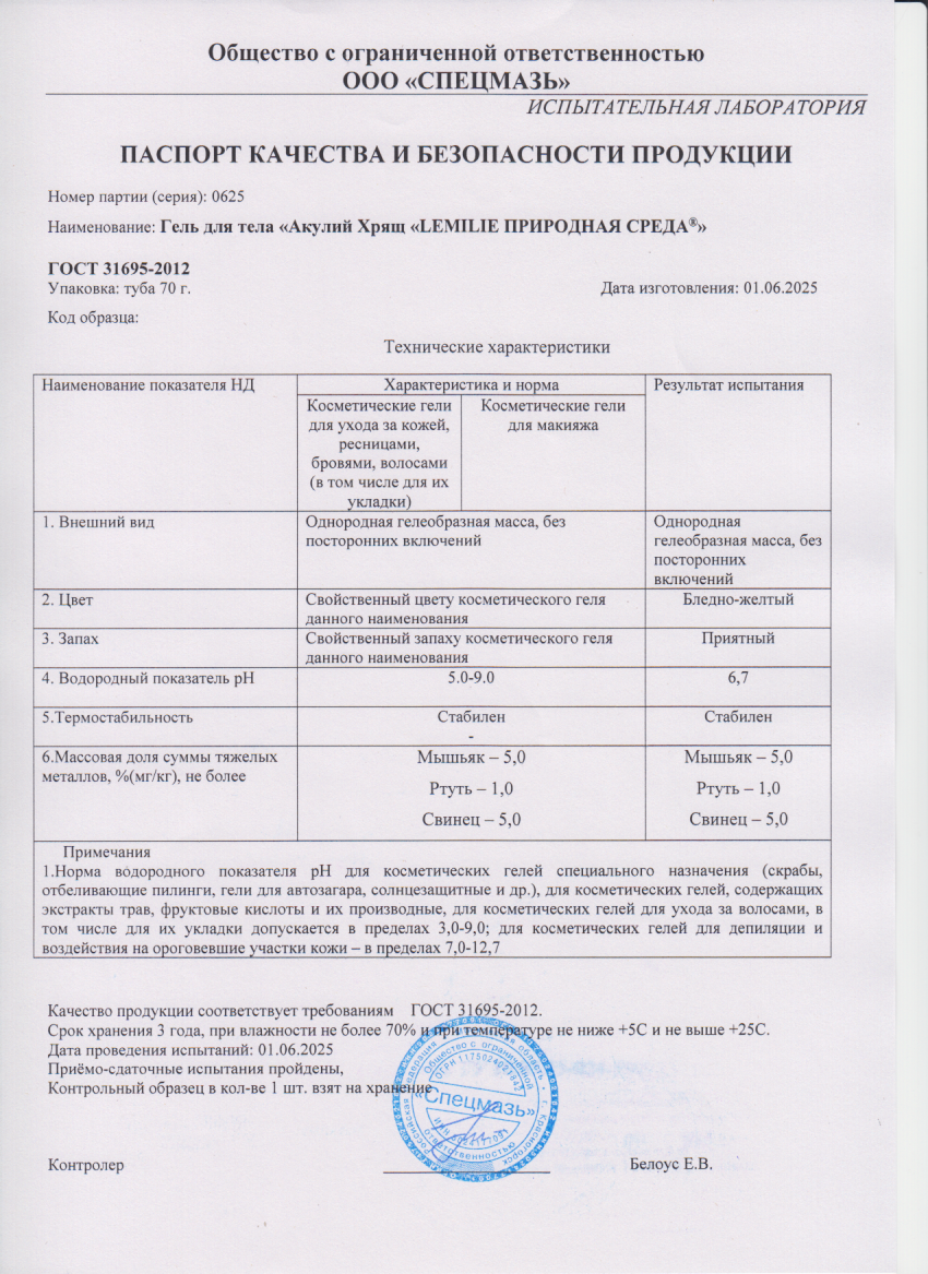 Паспорт №062025